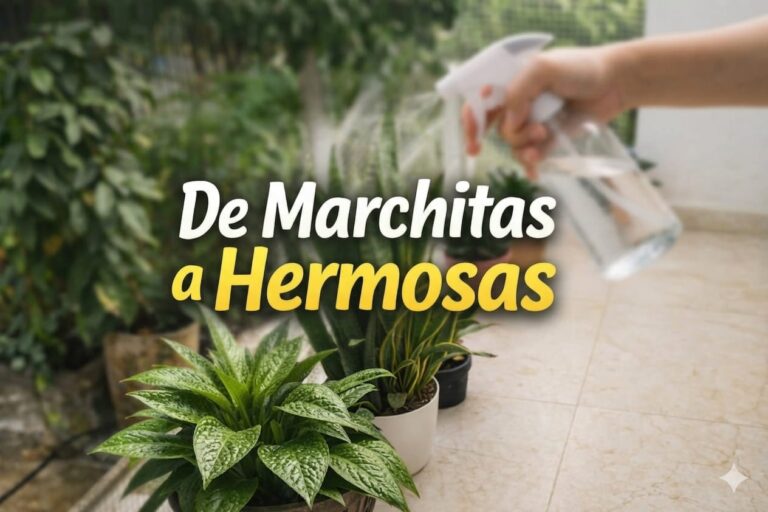 Esto empecé a hacer y mis plantas mejoraron en casa